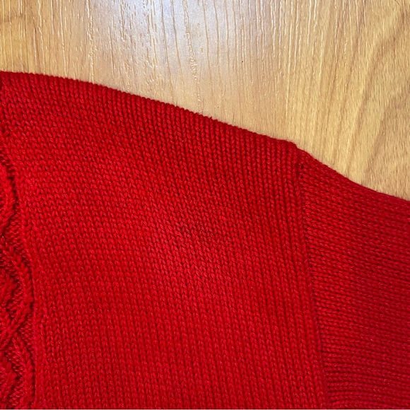 NWT Essential Elements Women’s Red Cardigan Size Large - Picture 12 of 12